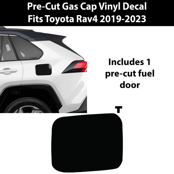 Fuel Door Gas Cap Vinyl Overlay Decal Cover Fits Toyota Rav4 2019-2023 - Tint, Paint Protection, Decals & Accessories for your Vehicle online - Bogar Tech Designs