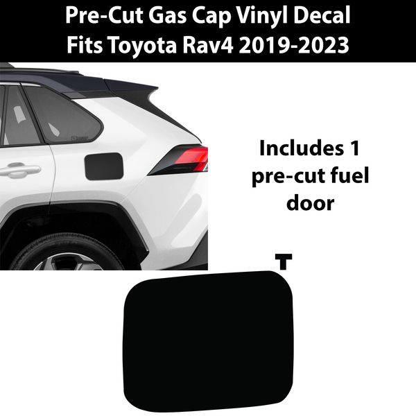 Fuel Door Gas Cap Vinyl Overlay Decal Cover Fits Toyota Rav4 2019-2023 - Tint, Paint Protection, Decals & Accessories for your Vehicle online - Bogar Tech Designs