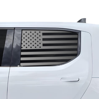 American Flag Side Window Vinyl Decal Stickers Fits Rivian R1T