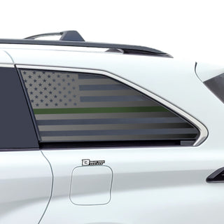 Buy thin-green-line American Flag Window Vinyl Decal Stickers Fits Toyota Sienna 2021 2022 2023 2024