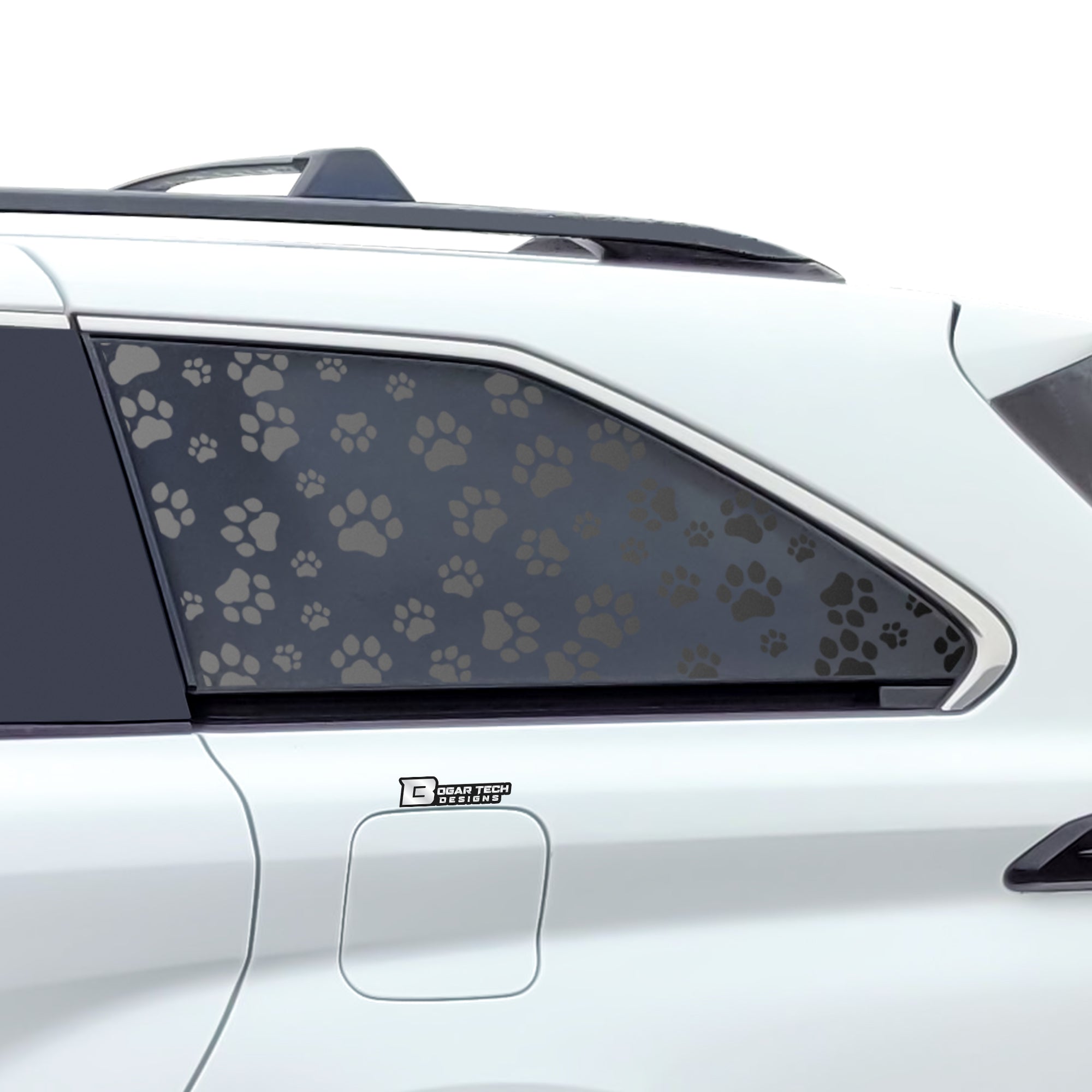 Animal Leopard Cow Paw Heart Window Vinyl Decal Stickers Fits Toyota Sienna 2021 2022 2023 - Bogar Tech Designs