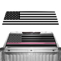 American Flag Rear Window Vinyl Decal Stickers Fits Chevy Silverado GMC Sierra 2019 - 2023