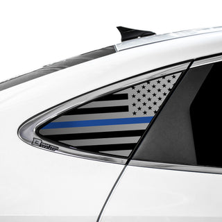 Buy thin-blue-line Quarter Window American Flag Vinyl Decal Stickers Fits Hyundai Sonata 2020 2021 2022 2023