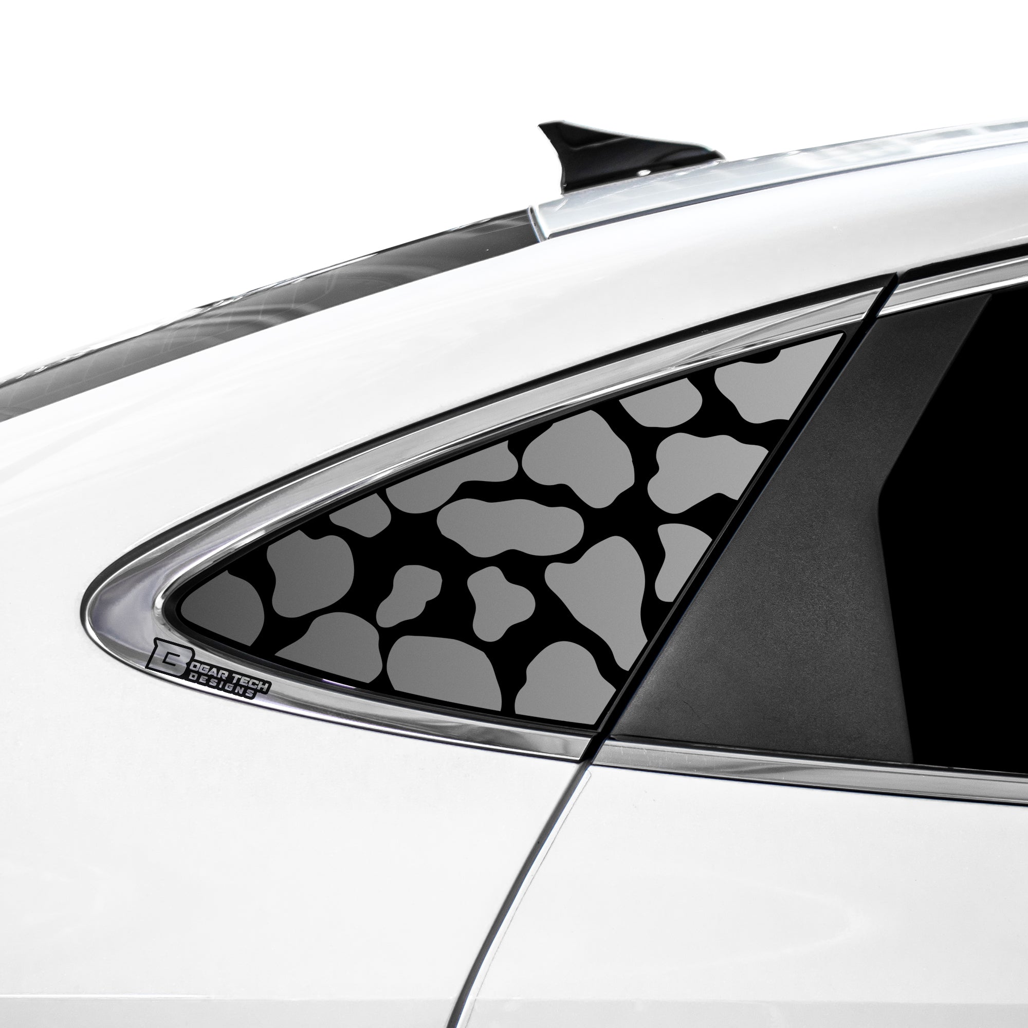 Animal Leopard Cheetah Cow Window Vinyl Decal Stickers Fits Hyundai Sonata 2020 2021 2022 2023 - Bogar Tech Designs