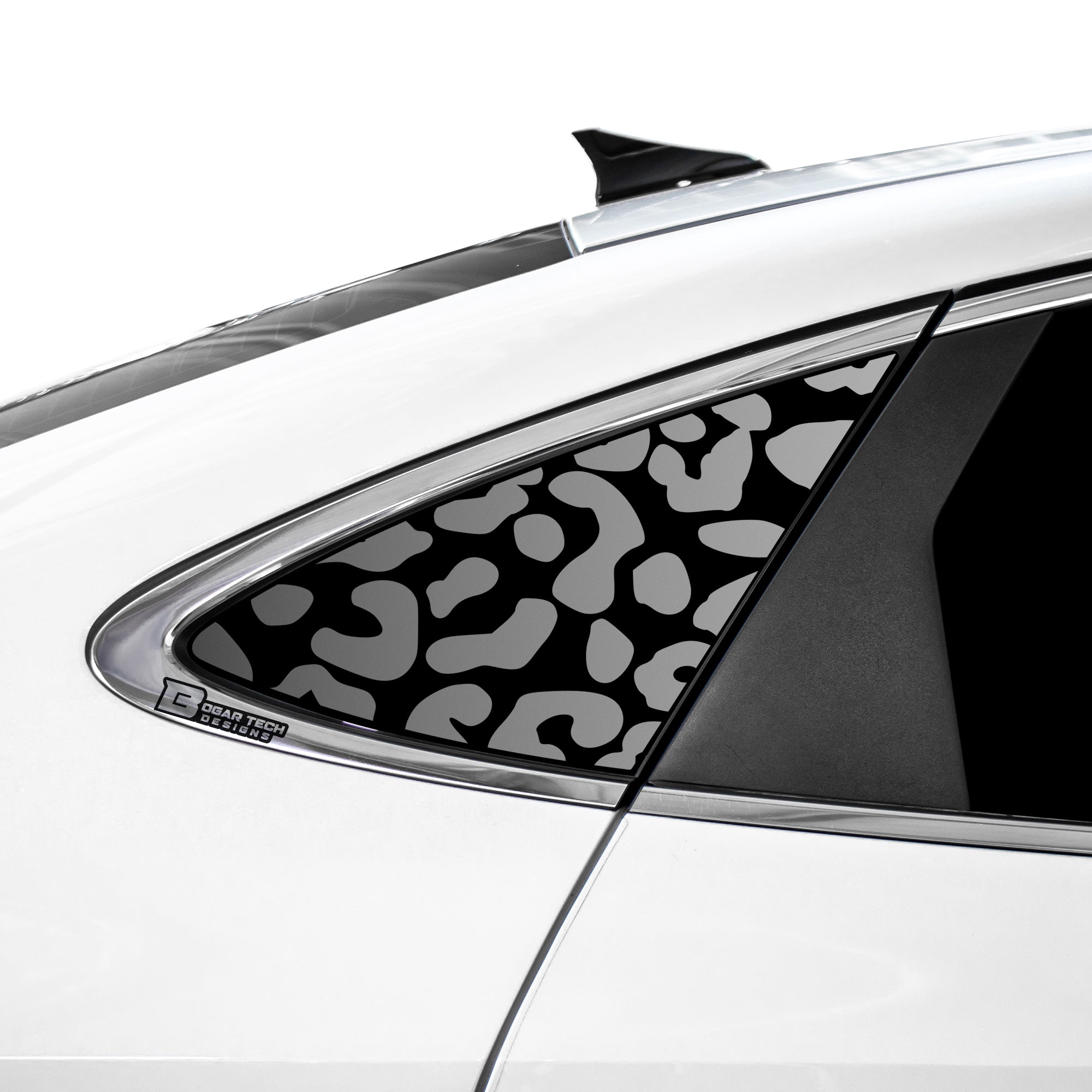 Animal Leopard Cheetah Cow Window Vinyl Decal Stickers Fits Hyundai Sonata 2020 2021 2022 2023 - Bogar Tech Designs