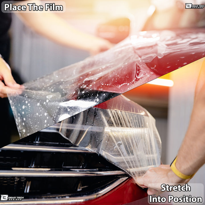 Fits Tesla Model Y 2020 - 2024 Precut Paint Protection Film Clear Bra PPF Decal Film Kit Cover - Bogar Tech Designs