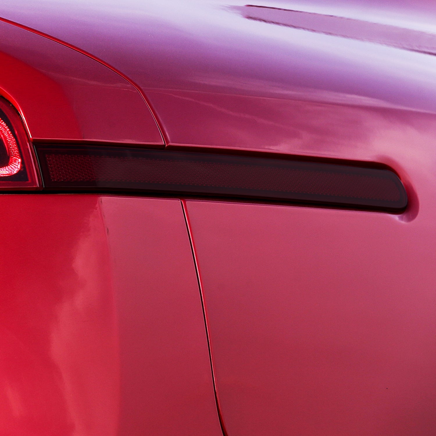 Rear Side Markers Reflectors Tail Light Precut Smoked Vinyl Tint Fits Kia Stinger GT 2018 - 2021 - Bogar Tech Designs