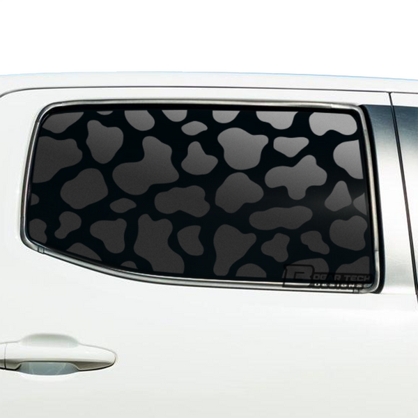 Precut Rear Middle Window and Side Window Leopard and Cow Print Vinyl Decal Fits Toyota Tacoma 2016-2022 - Tint, Paint Protection, Decals & Accessories for your Vehicle online - Bogar Tech De