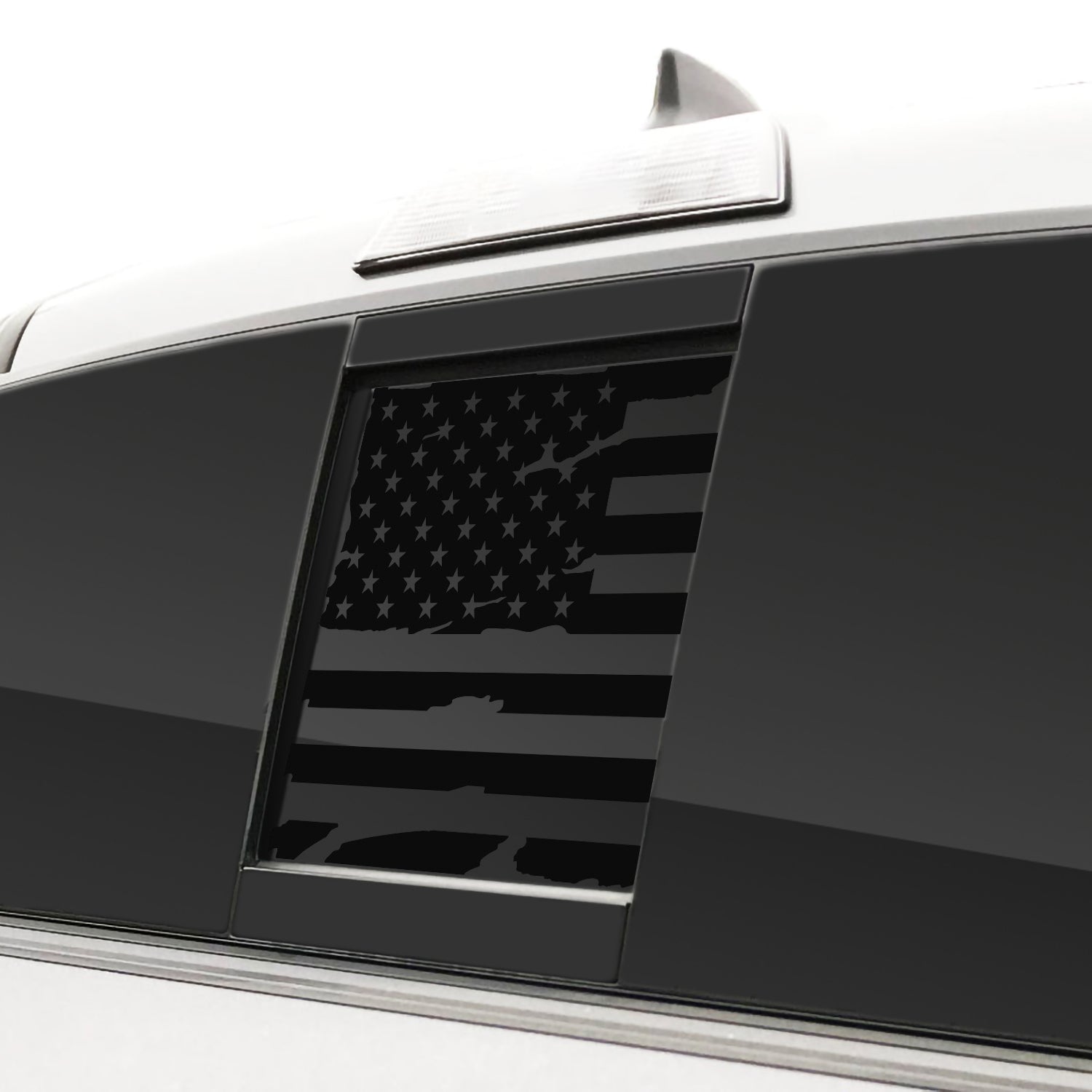 Rear Middle and Side Window American Flag Vinyl Decal Stickers Fits Toyota Tacoma 2016 - 2023 - Bogar Tech Designs