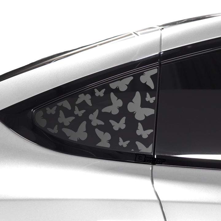 Animal Leopard Cheetah Cow Paw Heart Star Butterfly Window Vinyl Decal Stickers Fits Tesla Model X - Bogar Tech Designs