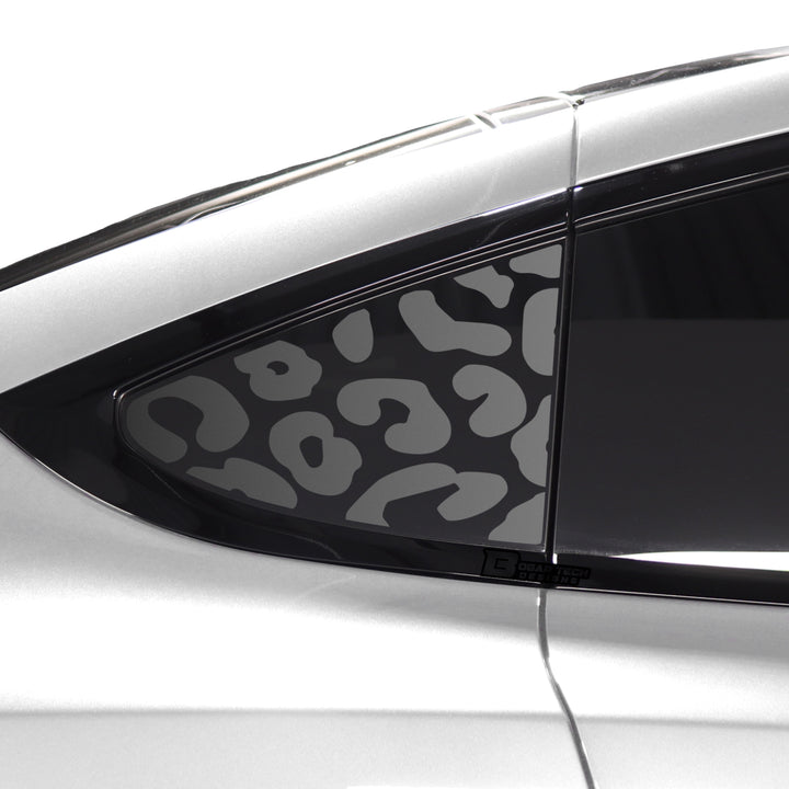 Animal Leopard Cheetah Cow Paw Heart Star Butterfly Window Vinyl Decal Stickers Fits Tesla Model X - Bogar Tech Designs