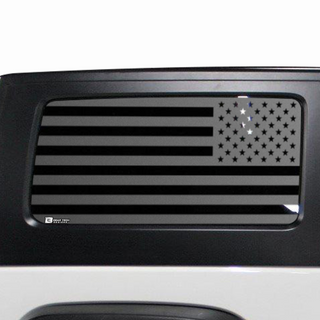 Precut American Flag Rear Side Quarter Window Decal Stickers Fits 2 Door Jeep Wrangler JK 2007-2017 - Tint, Paint Protection, Decals & Accessories for your Vehicle online - Bogar Tech Designs