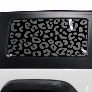 Precut Leopard Cheetah Rear Side Quarter Window Decal Stickers Fits 2 Door Jeep Wrangler JK 2007-2018 - Tint, Paint Protection, Decals & Accessories for your Vehicle online - Bogar Tech Desig