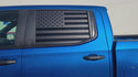 American Flag Side Window Vinyl Decal Stickers Fits Chevy Silverado GMC Sierra 2019 - 2023