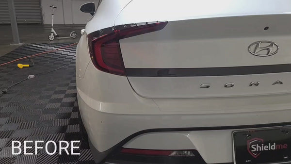 MotorSkinz Precut Smoked Vinyl Overlays For 2020-2023 Hyundai Sonata Rear Reflectors | DIY Tint