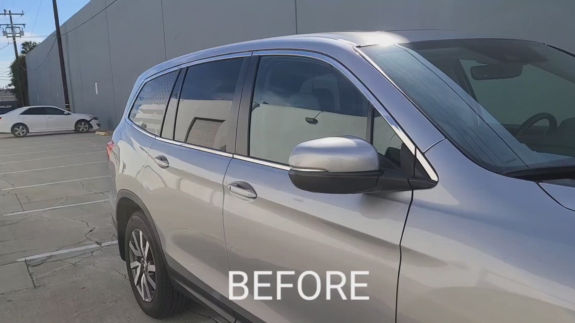 Honda Pilot 2016-2022 Window Trim Blackout Chrome Delete Kit – Precut Gloss Black Vinyl Overlays